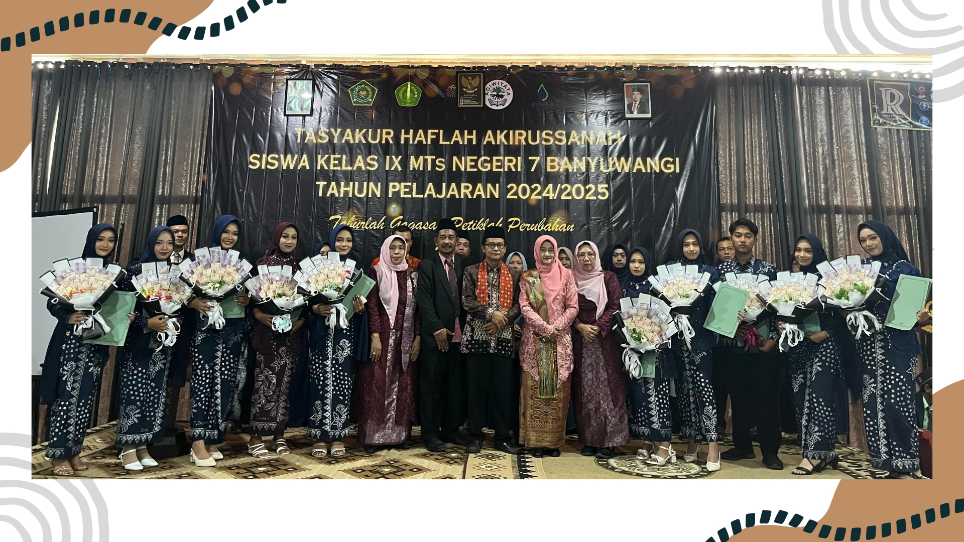MTs Negeri 7 Banyuwangi Gelar Tasyakuran Kelas IX