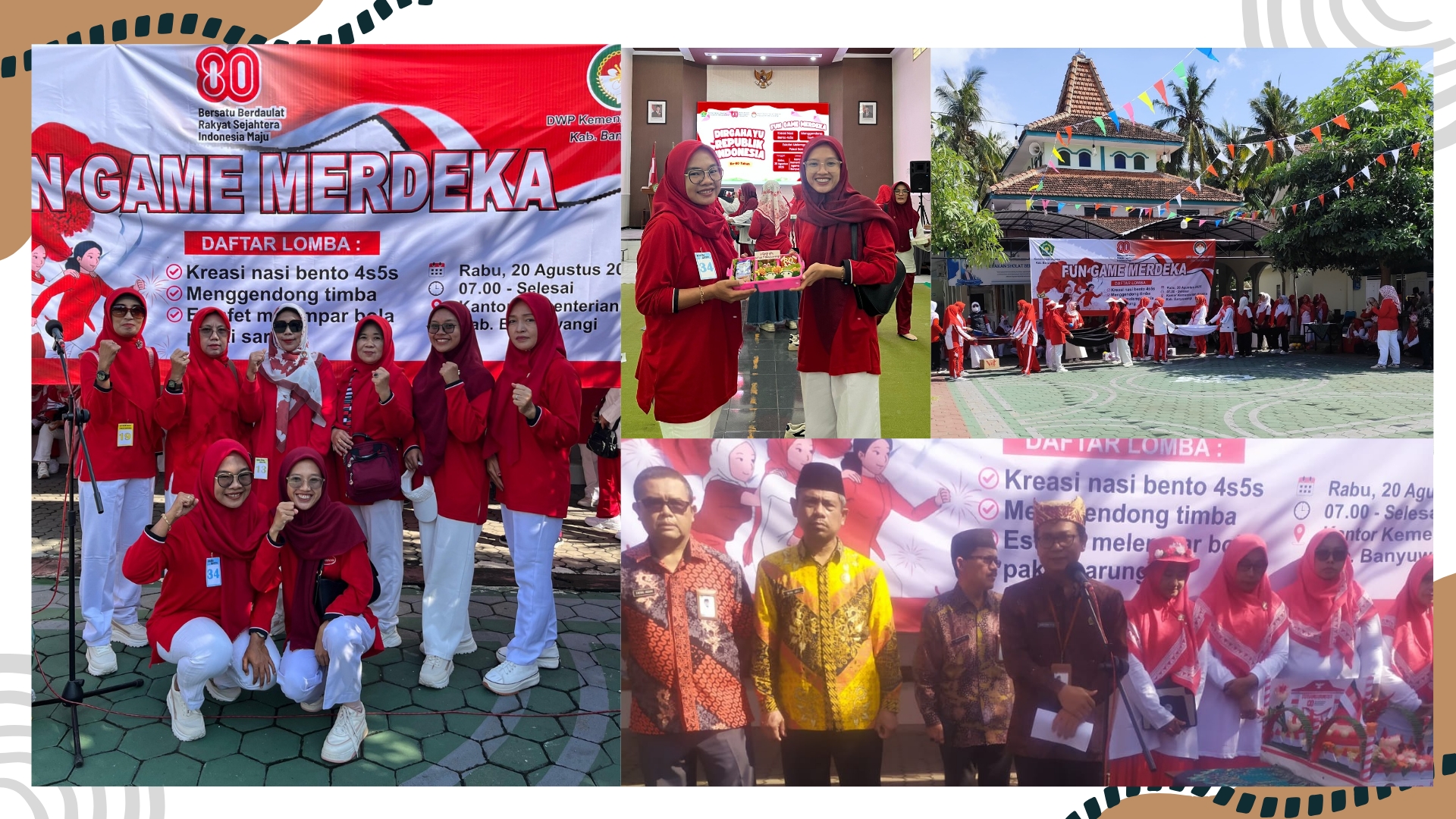 Ikuti Lomba, DWP UP MTsN 7 Banyuwangi Meriahkan Kemerdekaan Indonesia ke-80