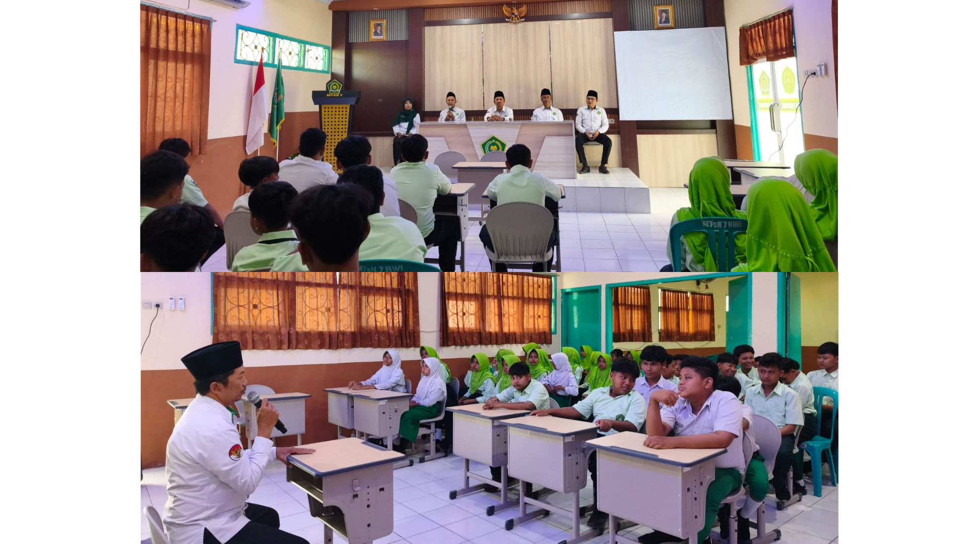 Bekali Generasi Muda dengan Edukasi Moral MTsN 7 Gelar Sosialisasi BRUS