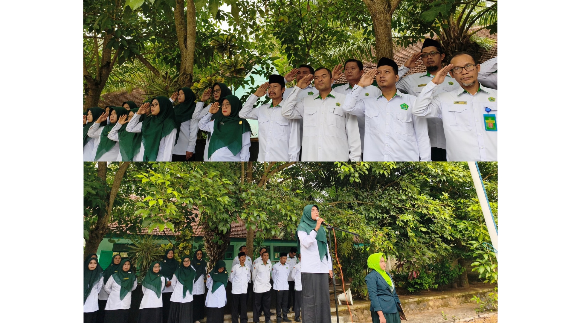 Upacara Khidmat di MTsN 7 Banyuwangi, Soroti Pentingnya Finansial Literasi Bagi Generasi Muda"