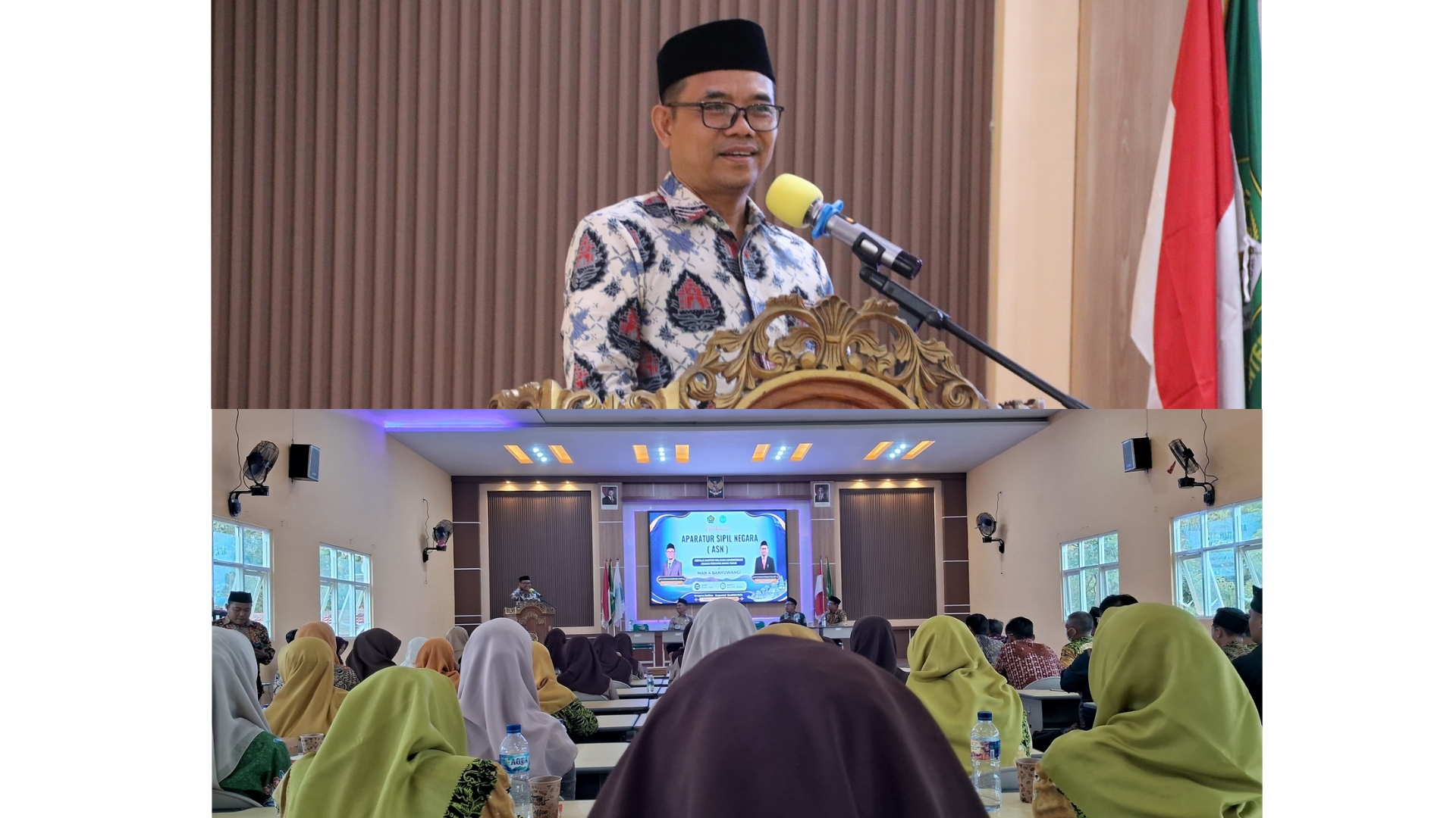 Tingkatkan Profesionalisme dan Kinerja, 28 ASN MTsN 7 Banyuwangi Ikuti Pembinaan Kakanwil Kemenag Jatim