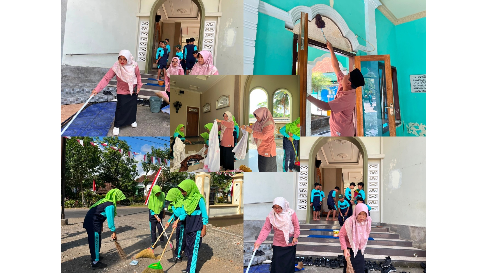 Gencarkan Karakter Peduli Lingkungan, MTsN 7 Banyuwangi Gelar 'Gebermas' di Masjid At-Taqwa dan Musholla Madrasah
