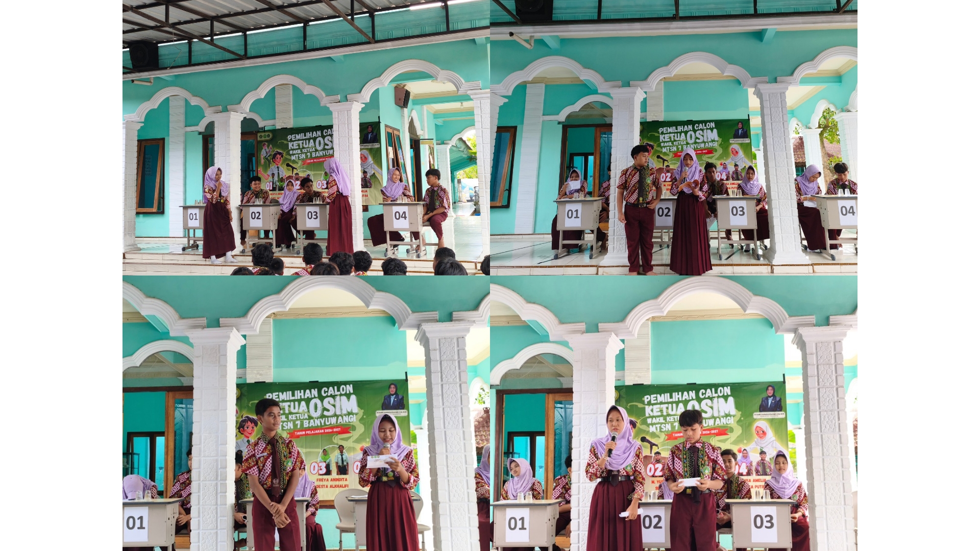 Siapa Penerus Estafet Kepemimpinan? Debat Panas Paslon OSIM MTsN 7 Banyuwangi Sukses Digelar