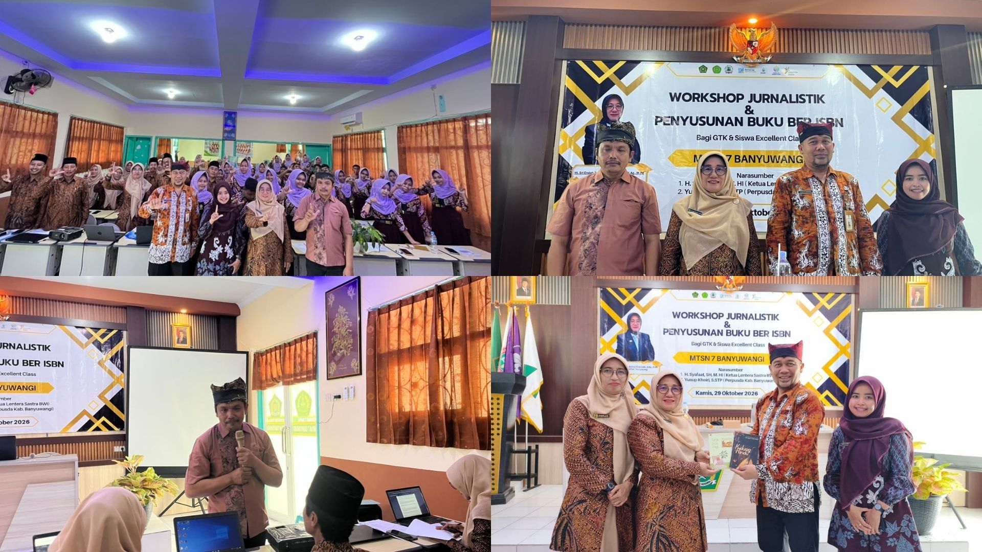 Semarak Bulan Bahasa: MTsN 7 Banyuwangi Cetak Penulis Muda Lewat Workshop Jurnalistik dan Buku Ber-ISBN