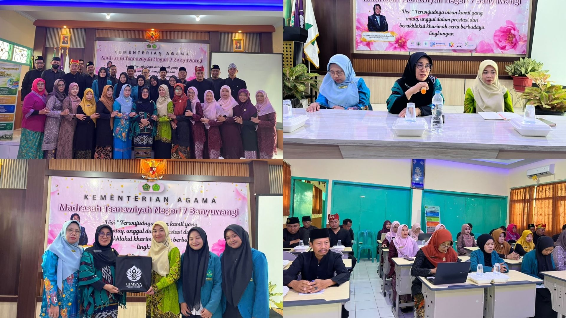 Bekal Menuju Pendidik Masa Depan, MTsN 7 Banyuwangi Resmi Lepas Mahasiswa Magang UIMSYA Blokagung