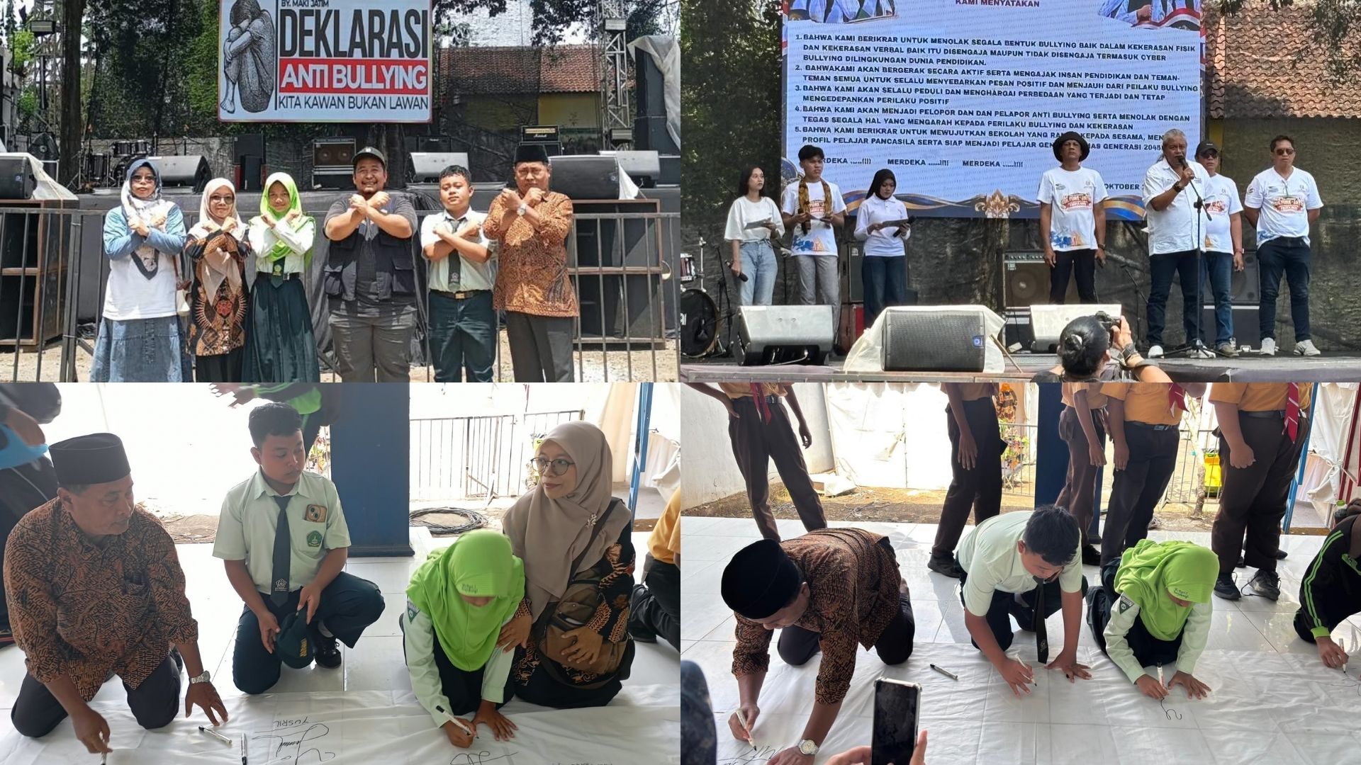 Dari Pancoran Park Banyuwangi: Pelajar Kemenag Bersatu Suarakan Stop Perundungan