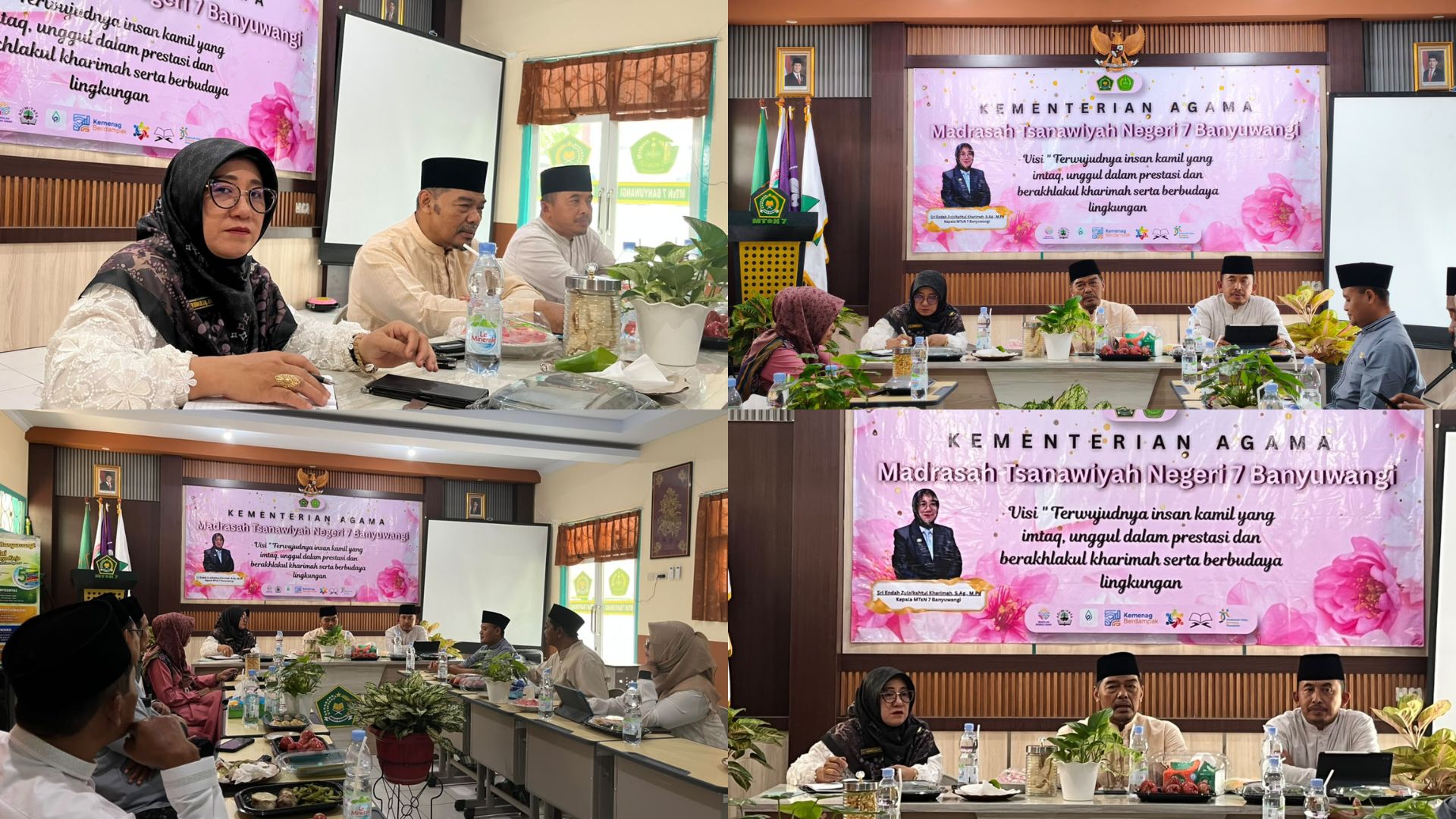 Perkuat Sinergi Pendidikan, 12 Kepala MTs Negeri Se-Banyuwangi Gelar Rapat Rutin FKKM di Aula MTsN 7