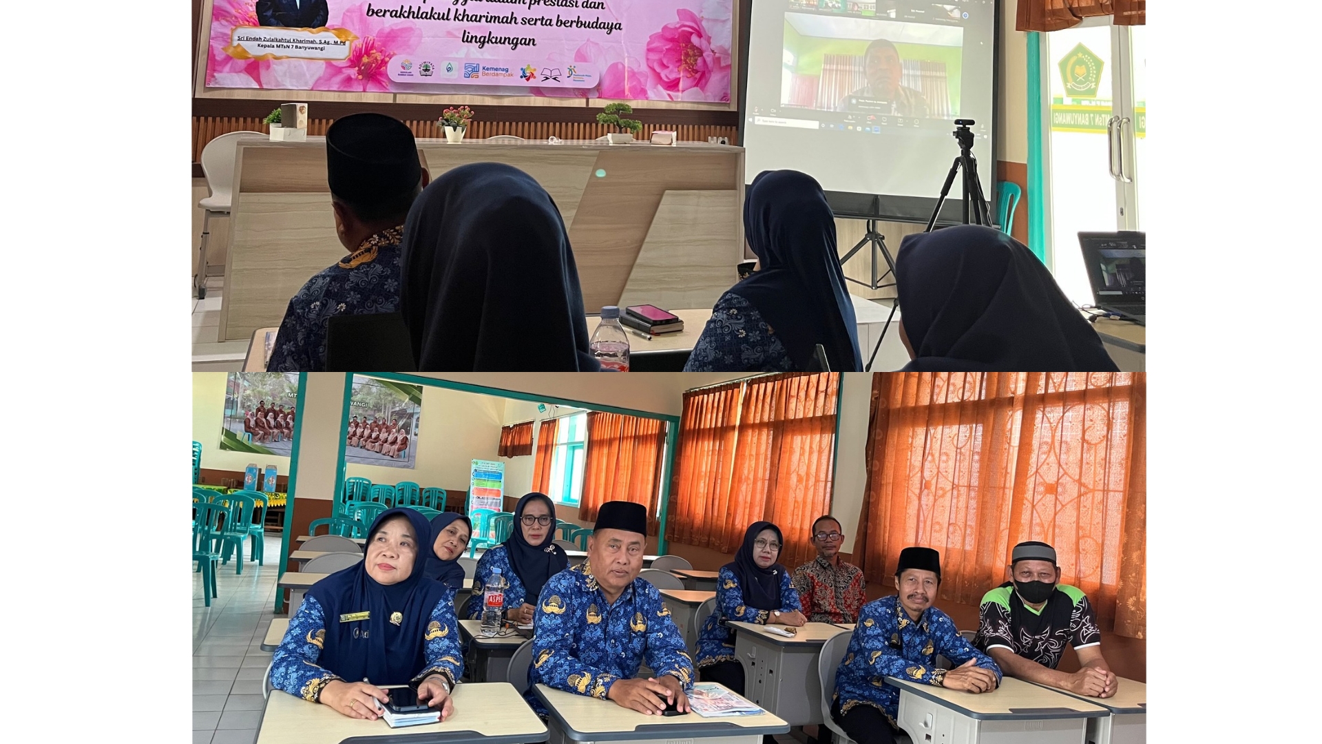 Delapan PNS MTsN 7 Banyuwangi Ikuti Sosialisasi Menjelang Masa Purna Bakti Kemenag RI